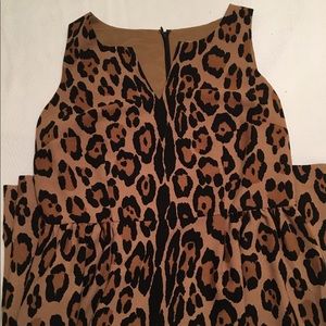 LOFT leopard print dress